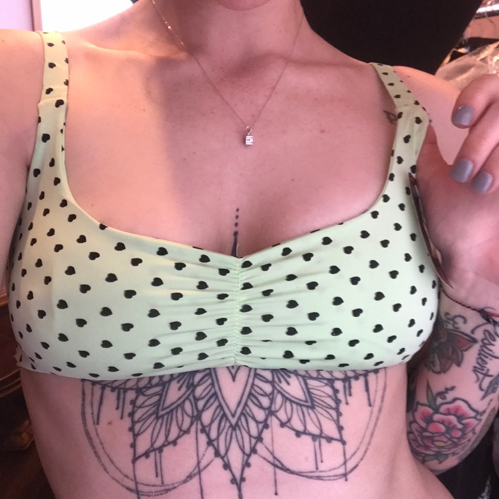 Strappy sports bra